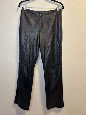 Vintage Dana Buchman Leather Pants Size 4